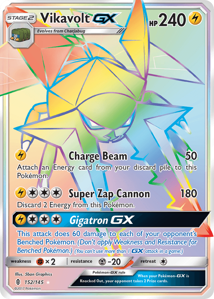 Vikavolt-GX, kortbilde fra pokemontcg.io