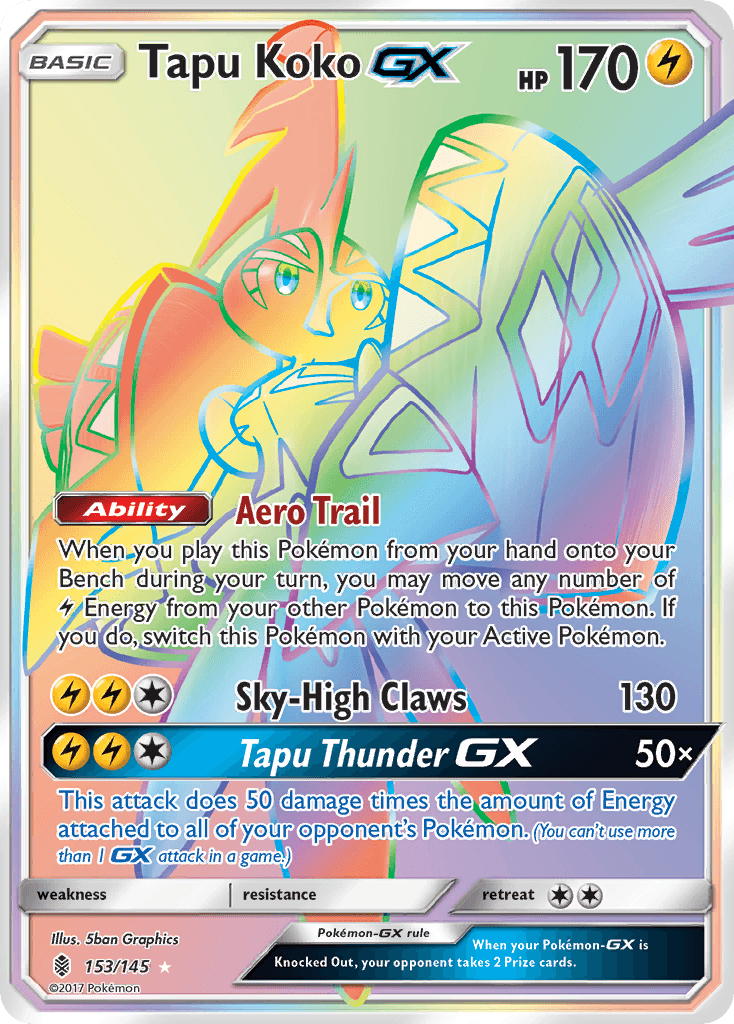 Tapu Koko-GX, kortbilde fra pokemontcg.io