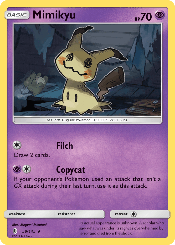 Mimikyu, kortbilde fra pokemontcg.io