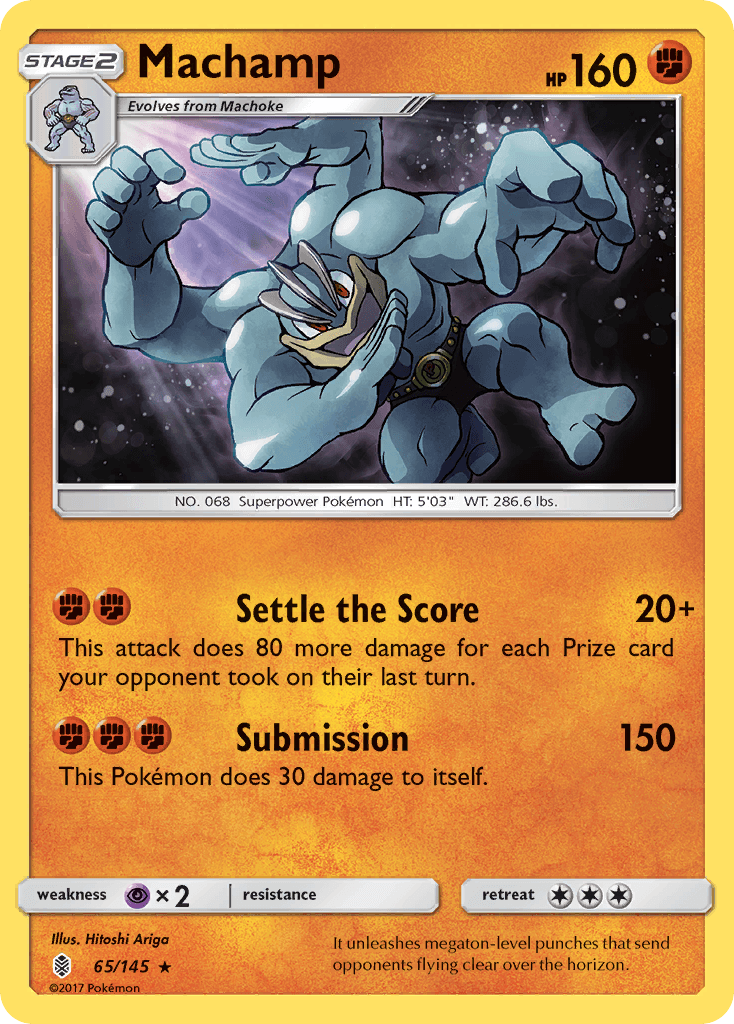 Machamp, kortbilde fra pokemontcg.io
