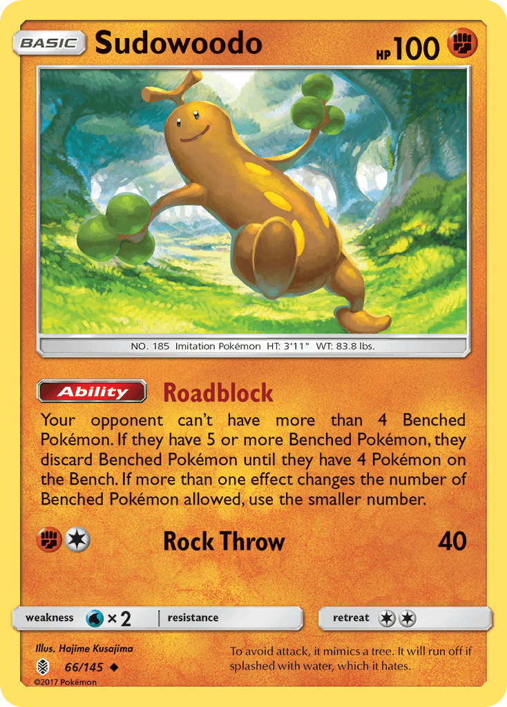 Sudowoodo, kortbilde fra pokemontcg.io