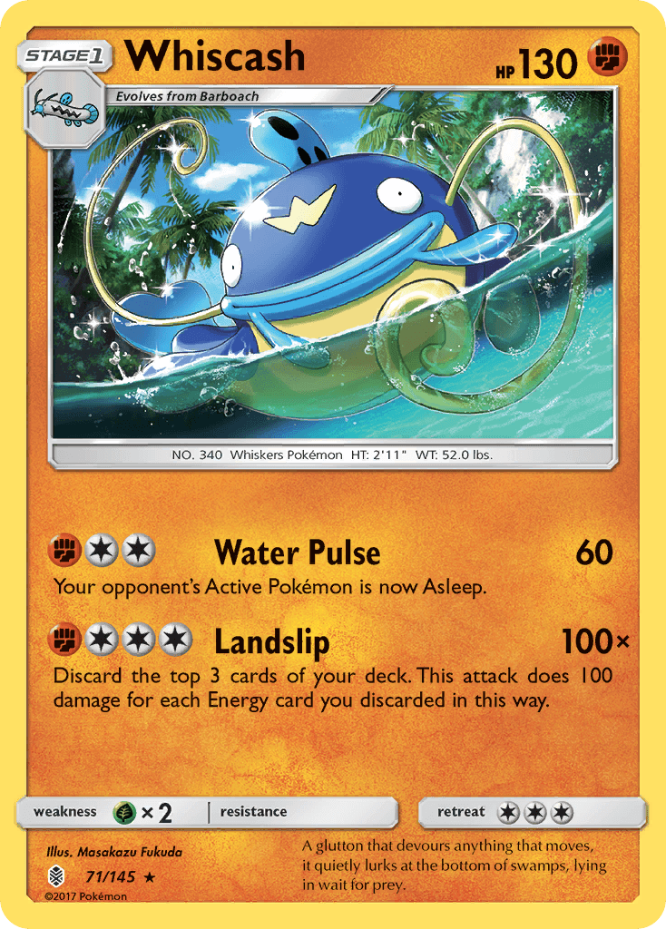 Whiscash, kortbilde fra pokemontcg.io