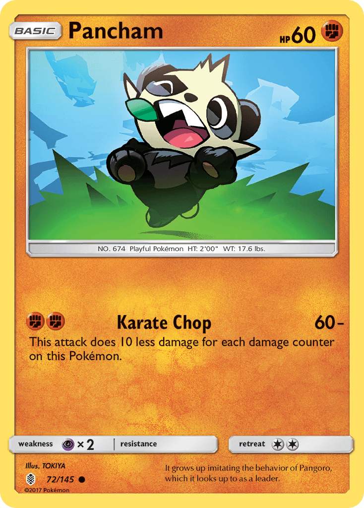 Pancham, kortbilde fra pokemontcg.io