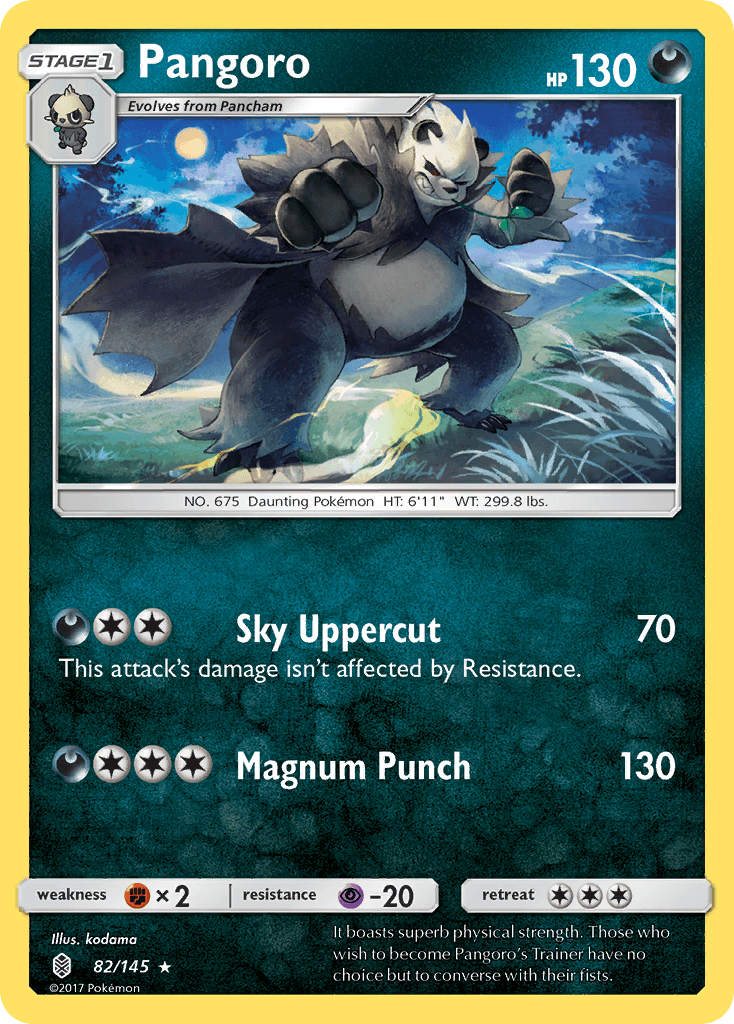 Pangoro, kortbilde fra pokemontcg.io