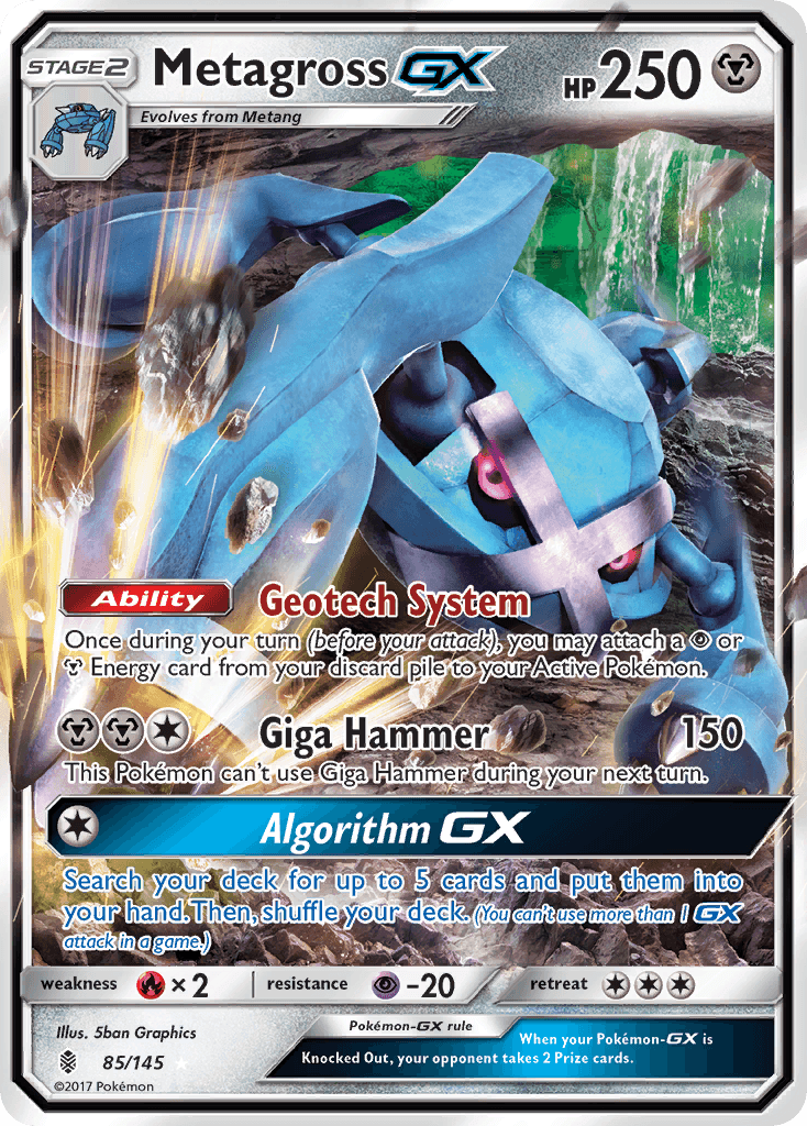 Metagross-GX, kortbilde fra pokemontcg.io