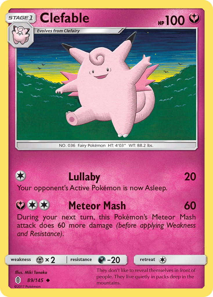 Clefable, kortbilde fra pokemontcg.io