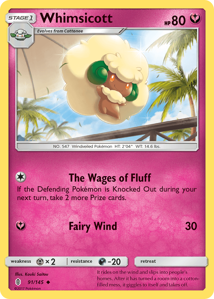 Whimsicott, kortbilde fra pokemontcg.io