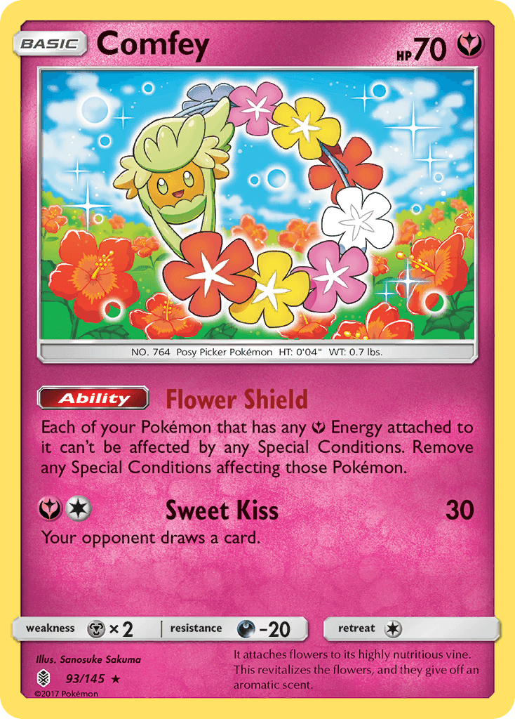Comfey, kortbilde fra pokemontcg.io