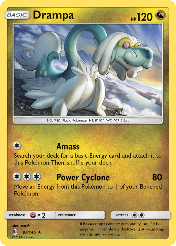 Drampa, kortbilde fra pokemontcg.io