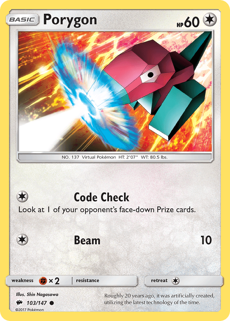 Porygon, kortbilde fra pokemontcg.io