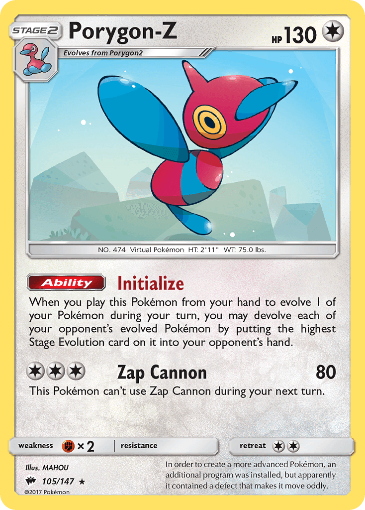 Porygon-Z, kortbilde fra pokemontcg.io