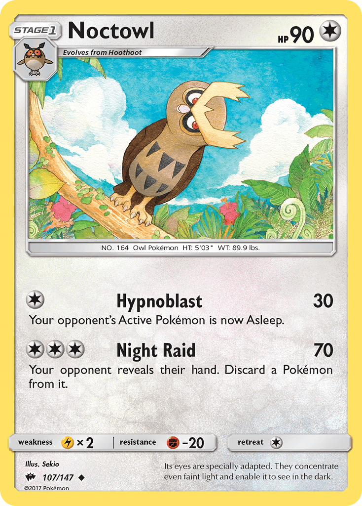 Noctowl, kortbilde fra pokemontcg.io