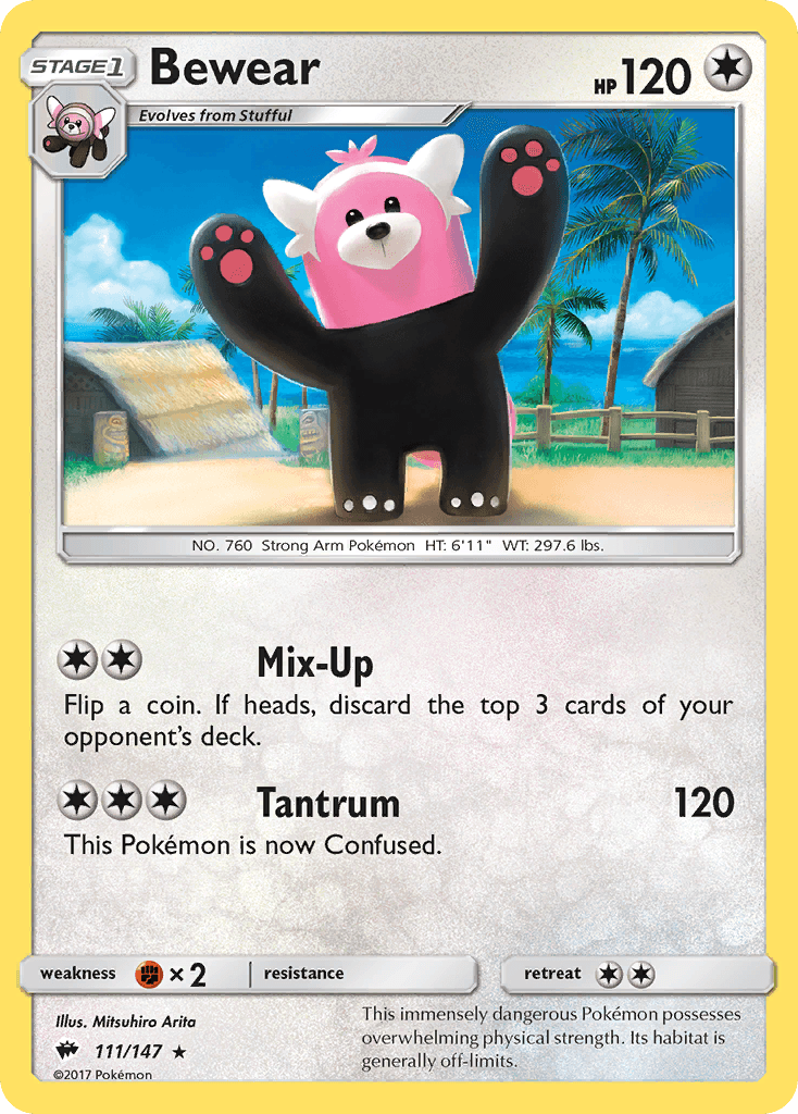 Bewear, kortbilde fra pokemontcg.io