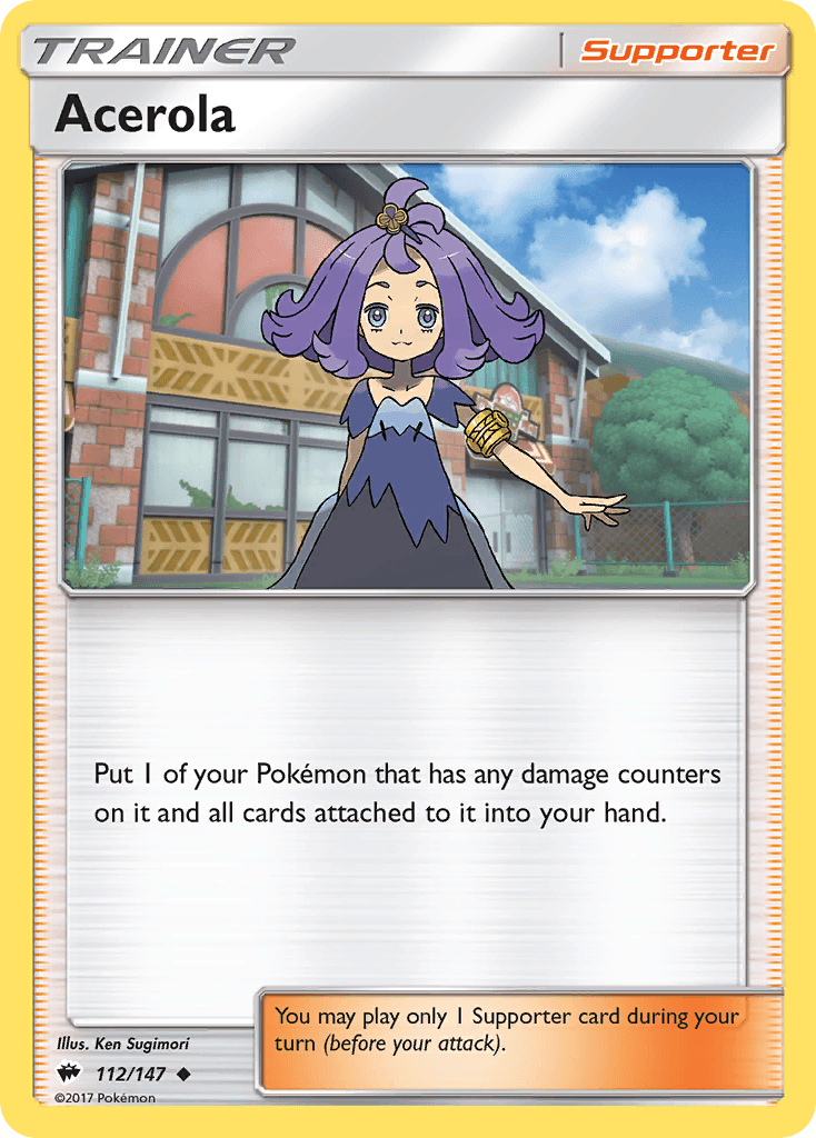 Acerola, kortbilde fra pokemontcg.io