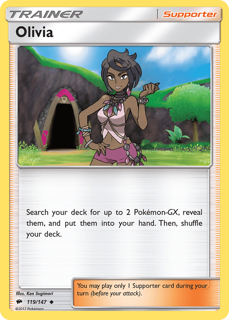 Olivia, kortbilde fra pokemontcg.io