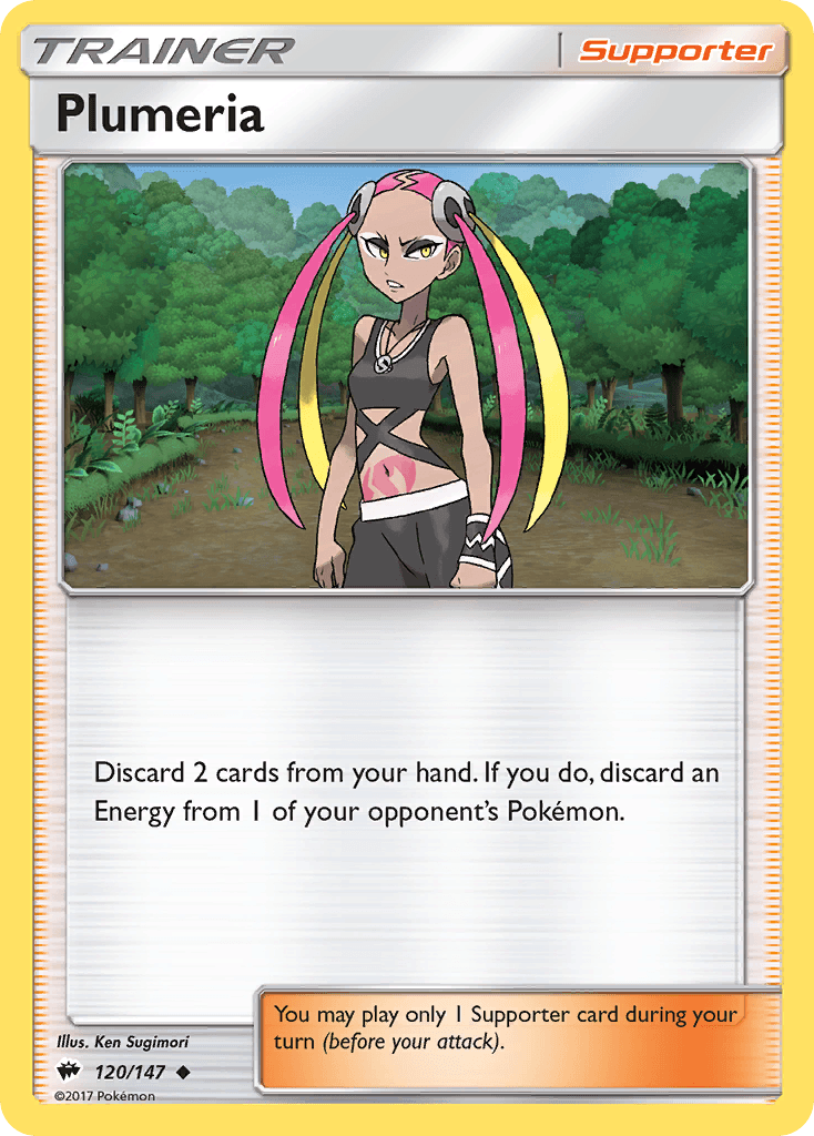 Plumeria, kortbilde fra pokemontcg.io
