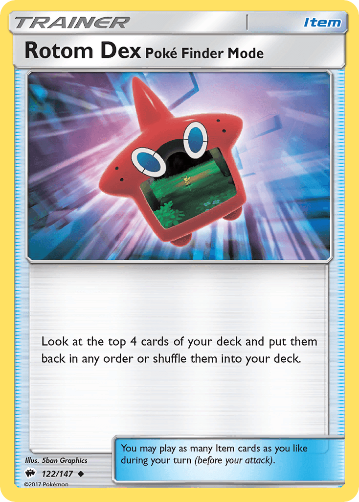 Rotom Dex Poké Finder Mode, kortbilde fra pokemontcg.io