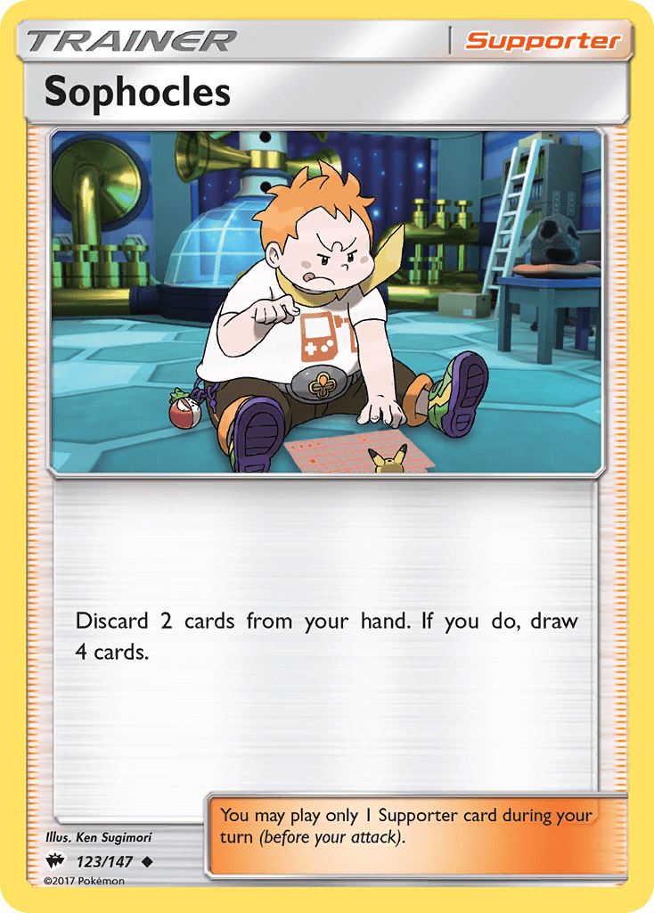 Sophocles, kortbilde fra pokemontcg.io