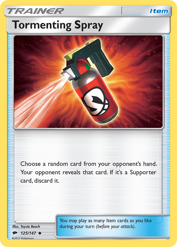 Tormenting Spray, kortbilde fra pokemontcg.io