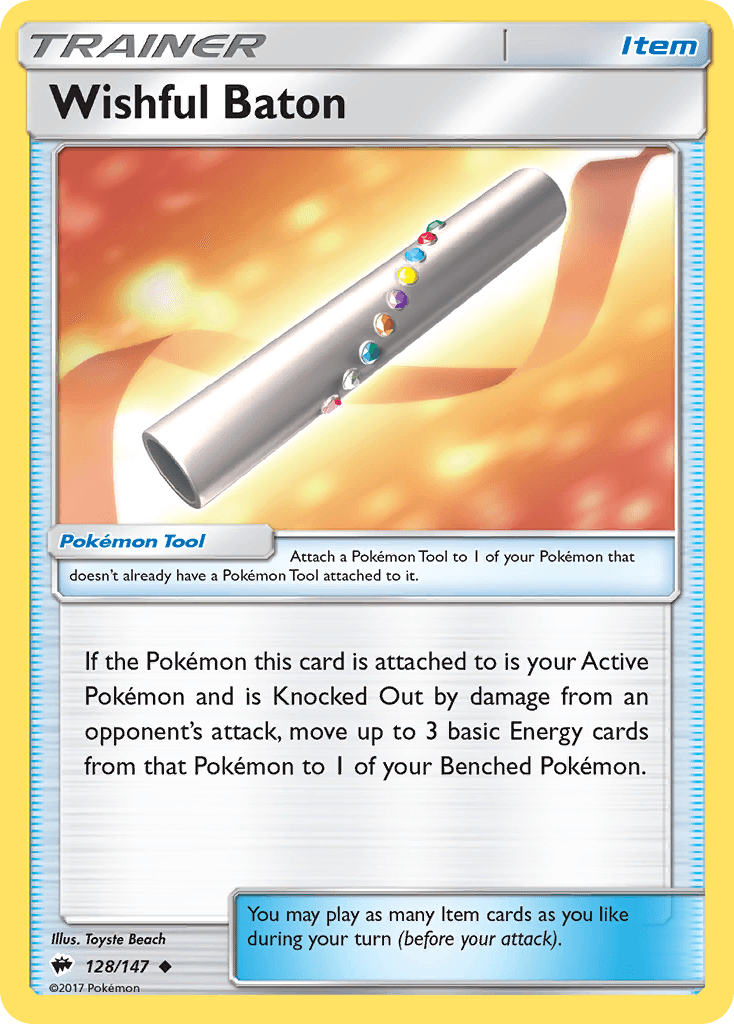 Wishful Baton, kortbilde fra pokemontcg.io