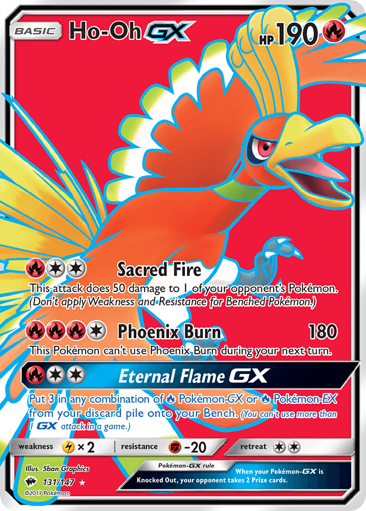 Ho-Oh-GX, kortbilde fra pokemontcg.io