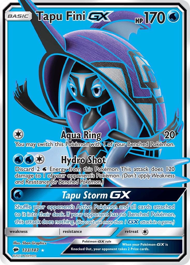 Tapu Fini-GX, kortbilde fra pokemontcg.io