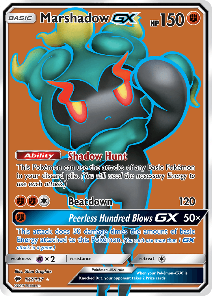 Marshadow-GX, kortbilde fra pokemontcg.io