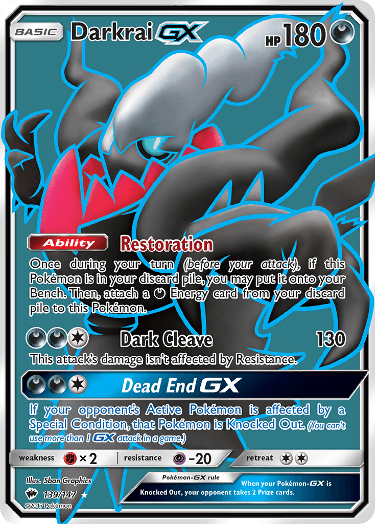 Darkrai-GX, kortbilde fra pokemontcg.io