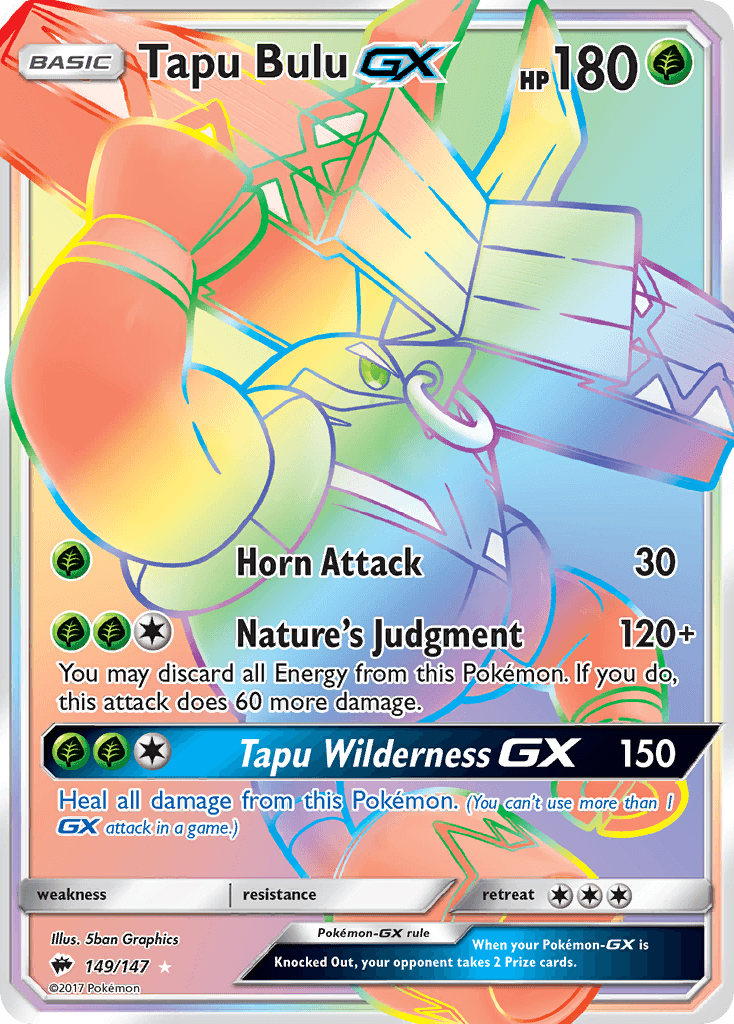 Tapu Bulu-GX, kortbilde fra pokemontcg.io