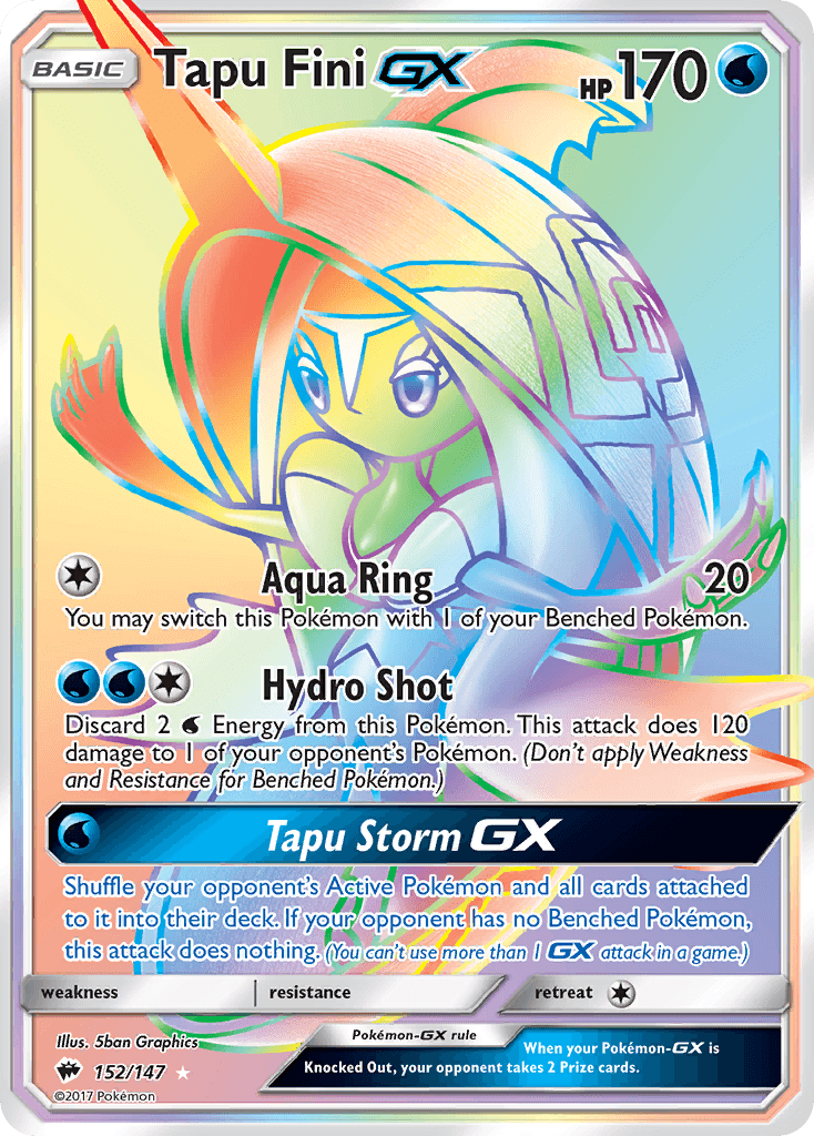 Tapu Fini-GX, kortbilde fra pokemontcg.io