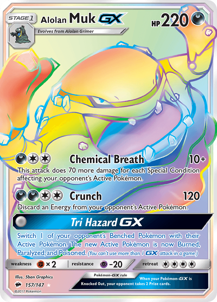 Alolan Muk-GX, kortbilde fra pokemontcg.io