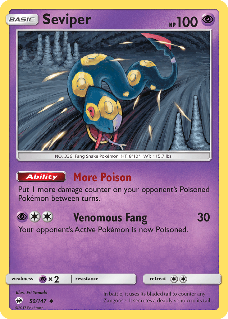 Seviper, kortbilde fra pokemontcg.io