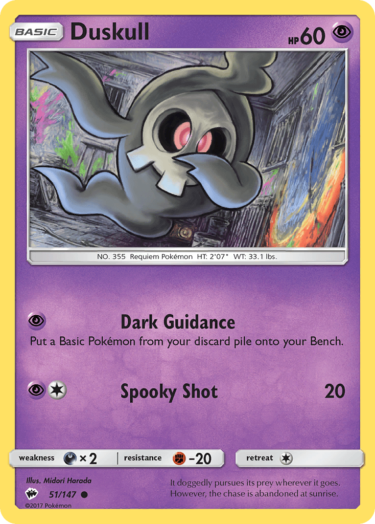 Duskull, kortbilde fra pokemontcg.io