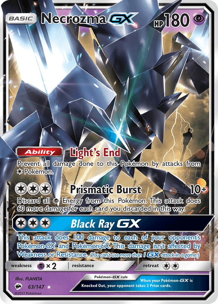 Necrozma-GX, kortbilde fra pokemontcg.io