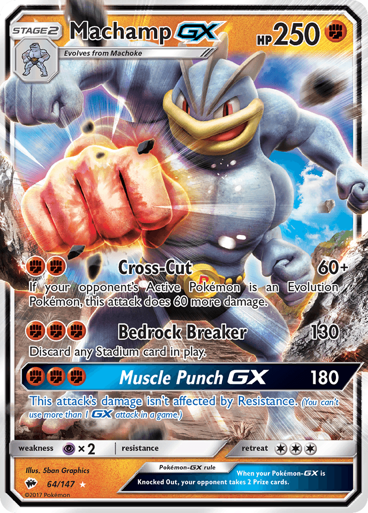 Machamp-GX, kortbilde fra pokemontcg.io