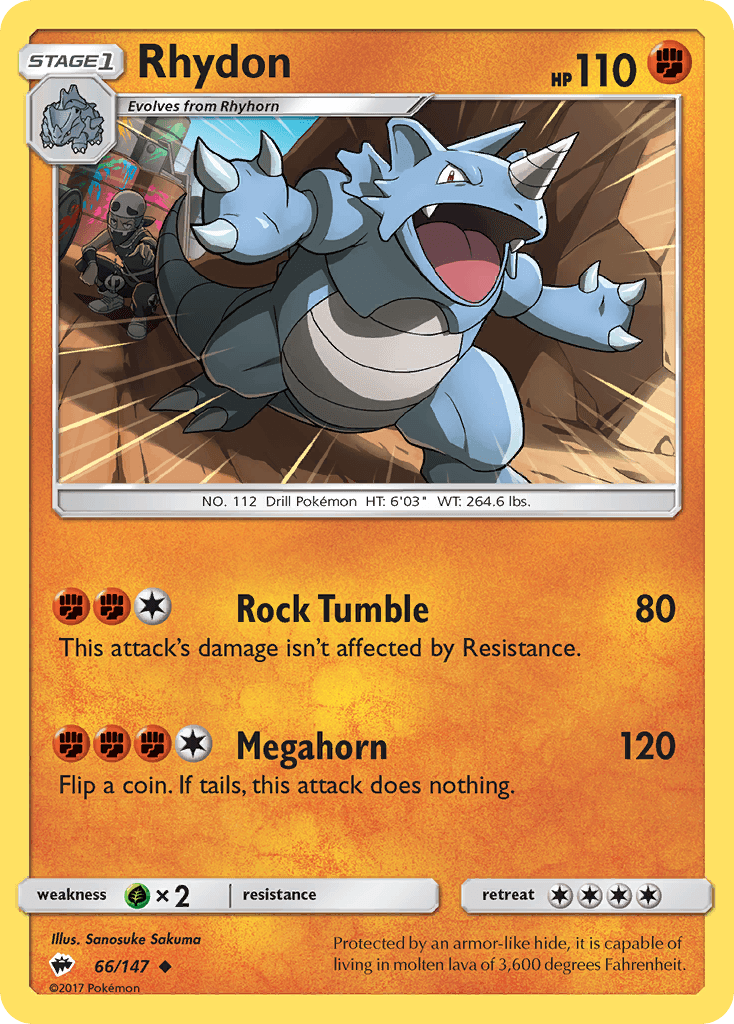 Rhydon, kortbilde fra pokemontcg.io