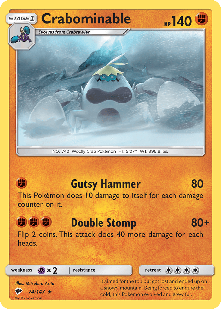 Crabominable, kortbilde fra pokemontcg.io
