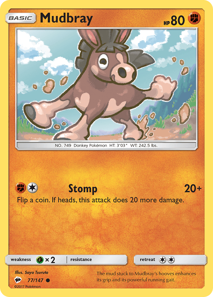 Mudbray, kortbilde fra pokemontcg.io