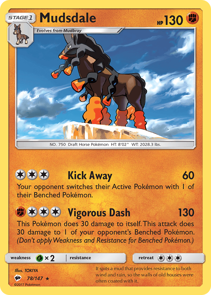 Mudsdale, kortbilde fra pokemontcg.io