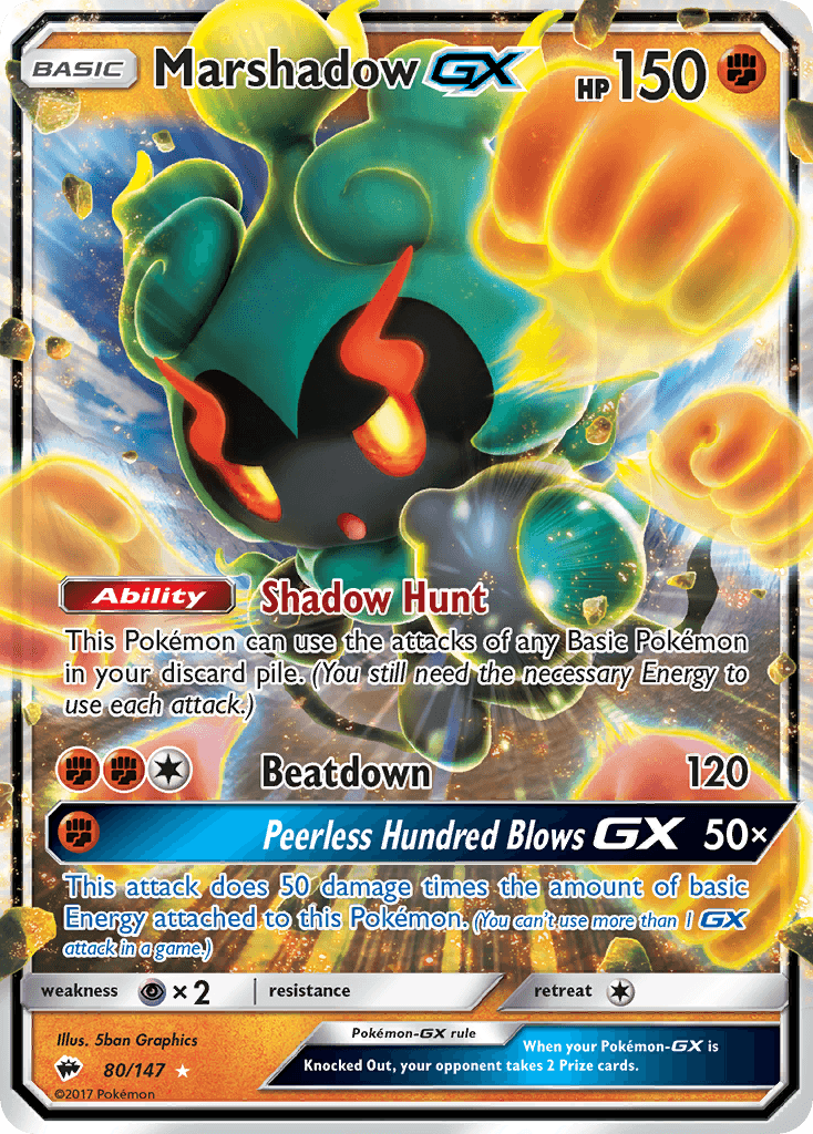 Marshadow-GX, kortbilde fra pokemontcg.io