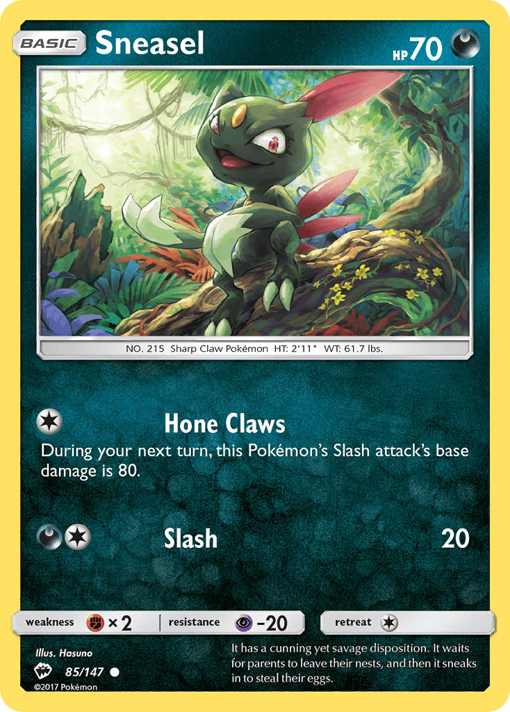 Sneasel, kortbilde fra pokemontcg.io