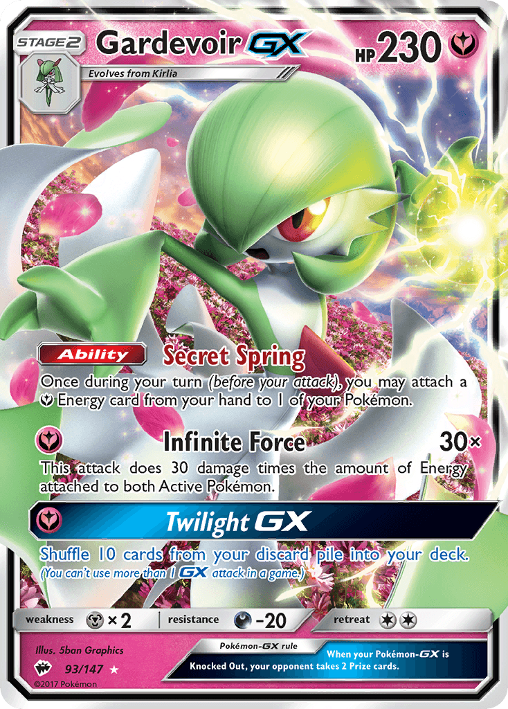 Gardevoir-GX, kortbilde fra pokemontcg.io