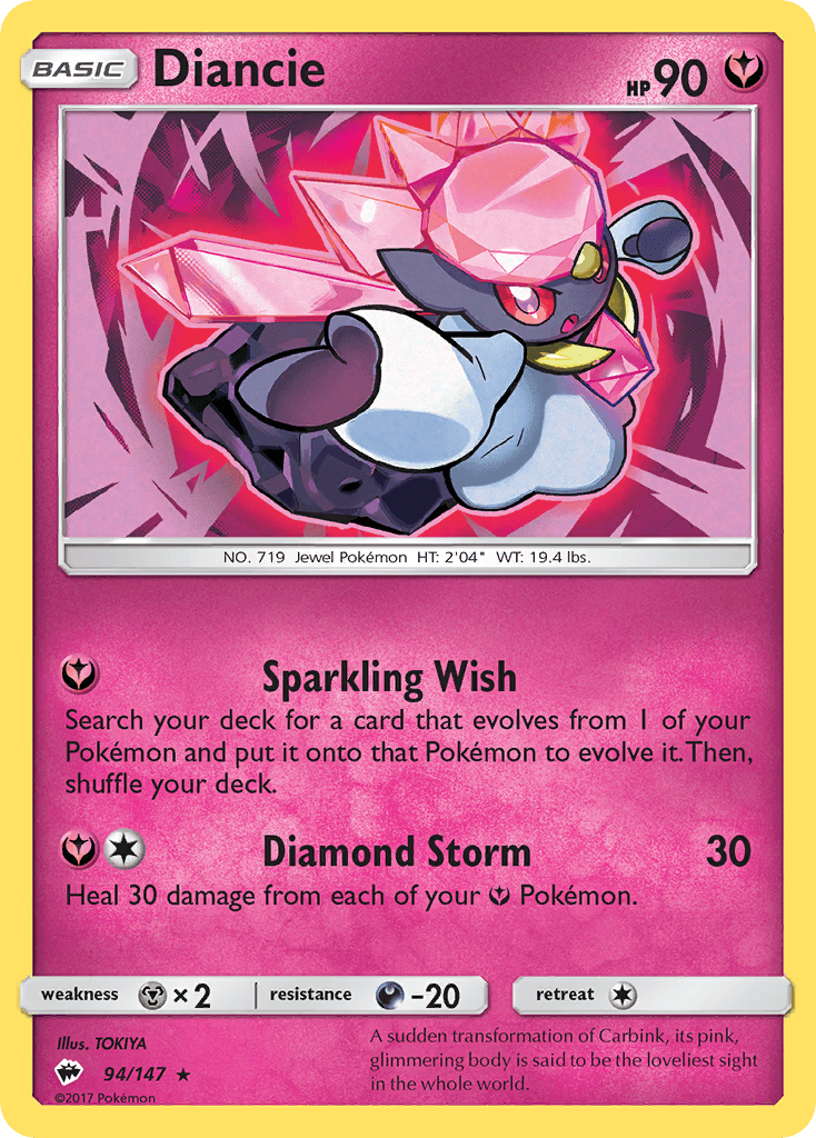 Diancie, kortbilde fra pokemontcg.io