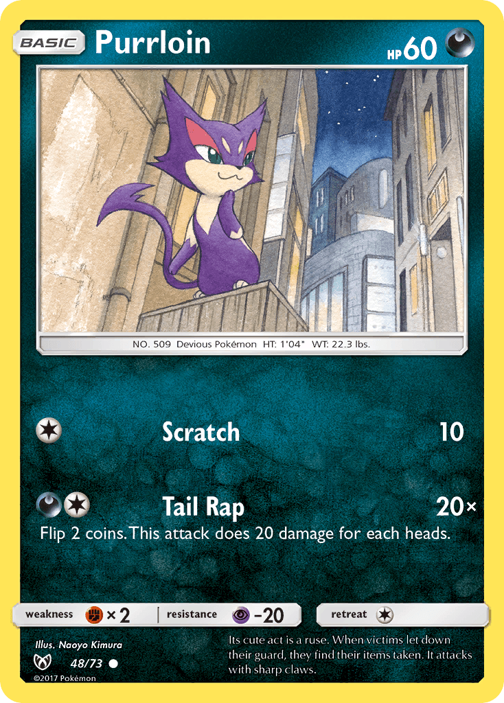 Purrloin, kortbilde fra pokemontcg.io
