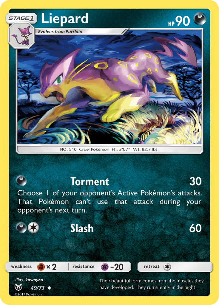 Liepard, kortbilde fra pokemontcg.io