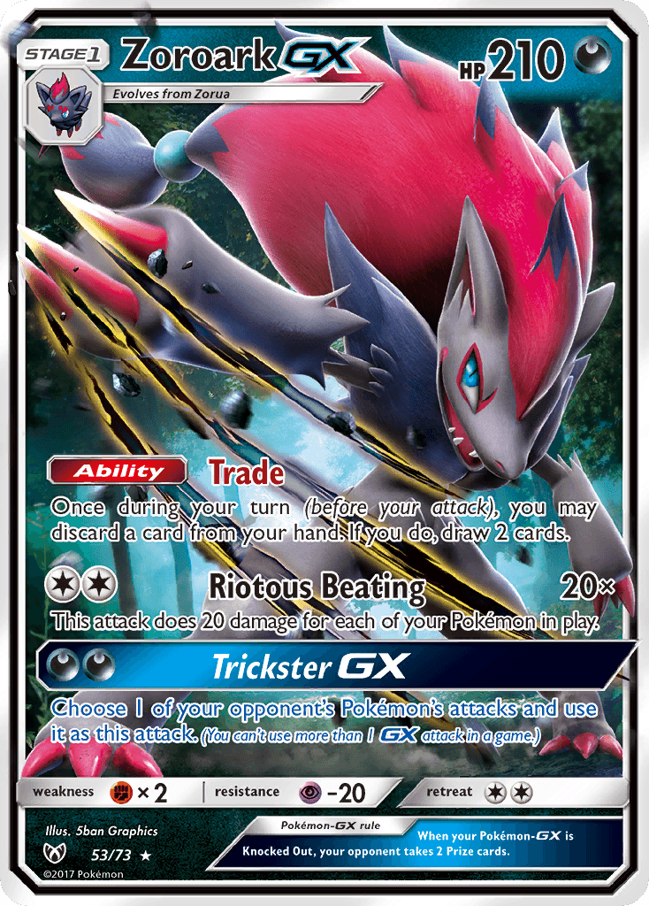 Zoroark-GX, kortbilde fra pokemontcg.io