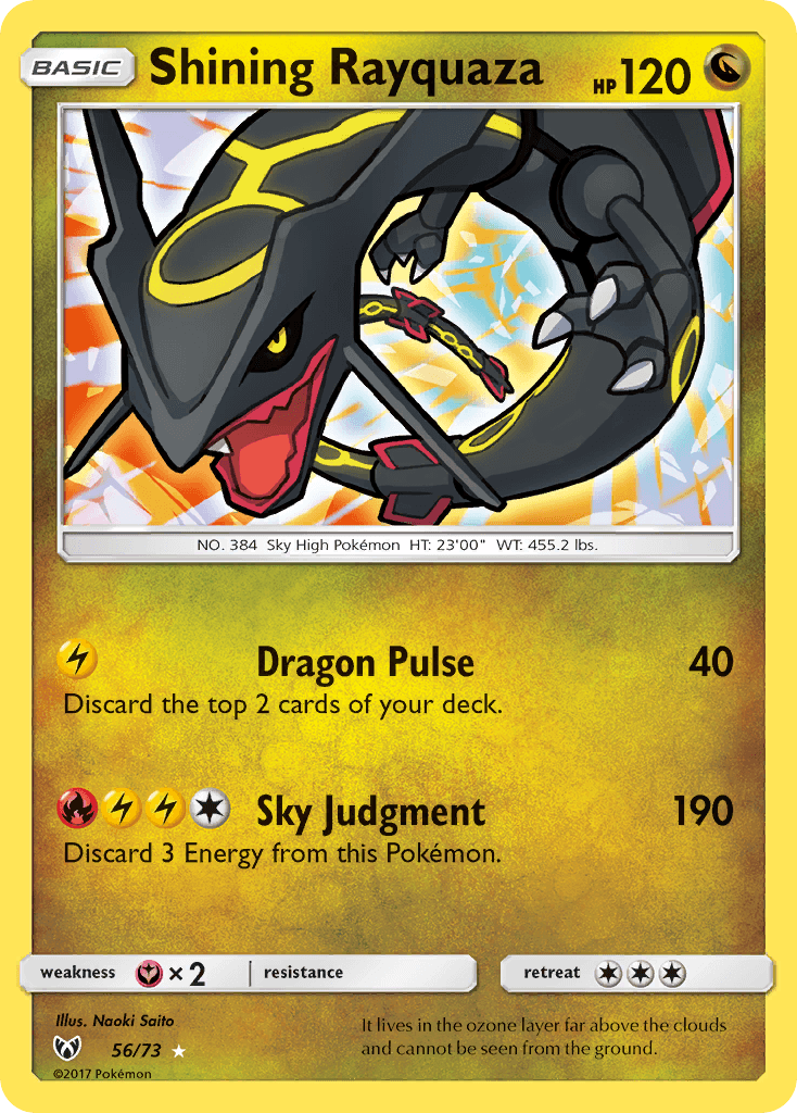 Shining Rayquaza, kortbilde fra pokemontcg.io