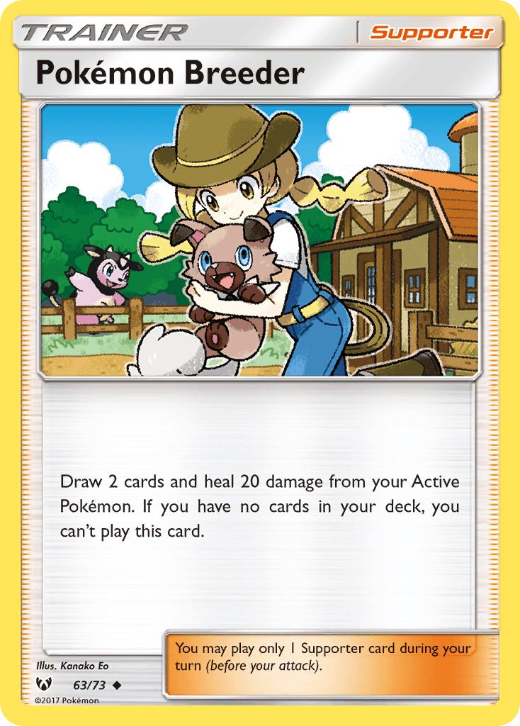 Pokémon Breeder, kortbilde fra pokemontcg.io