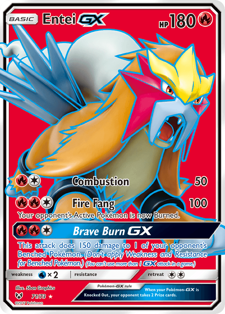 Entei-GX, kortbilde fra pokemontcg.io