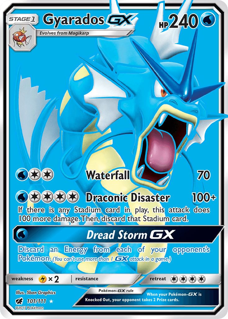 Gyarados-GX, kortbilde fra pokemontcg.io